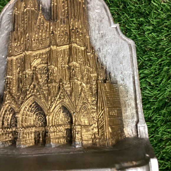 Rheims Notre Dame Cathedral Bookends Vintage - Picture 10 of 14